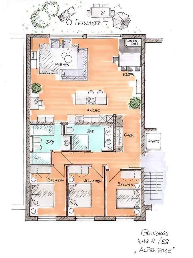 Chalet Alpenrose 134Qm Am Golfplatz Oberstaufen